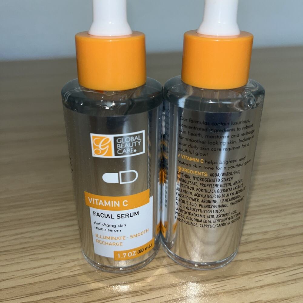 Global Beauty Care Vitamin C Facial Serum set of 2